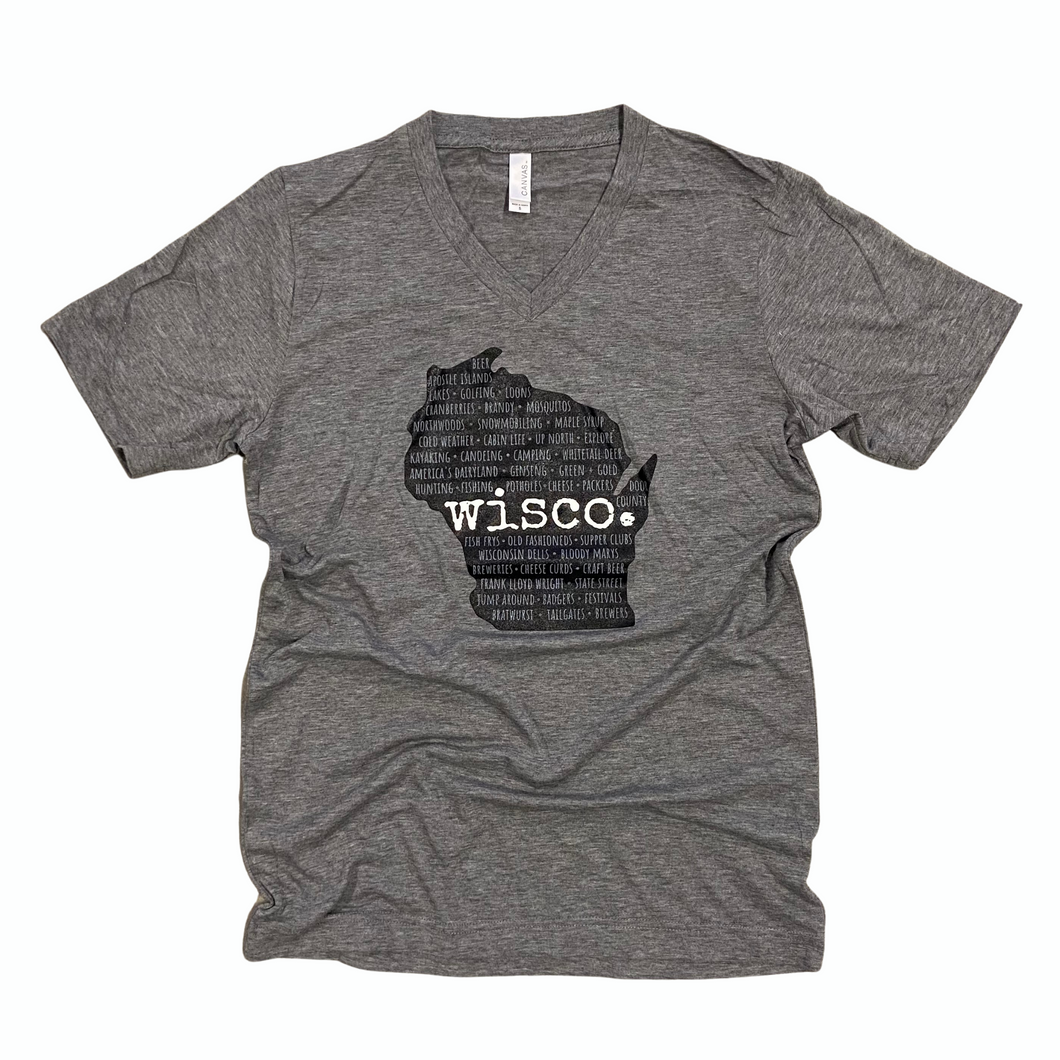 'Wisco' Tees - Grey